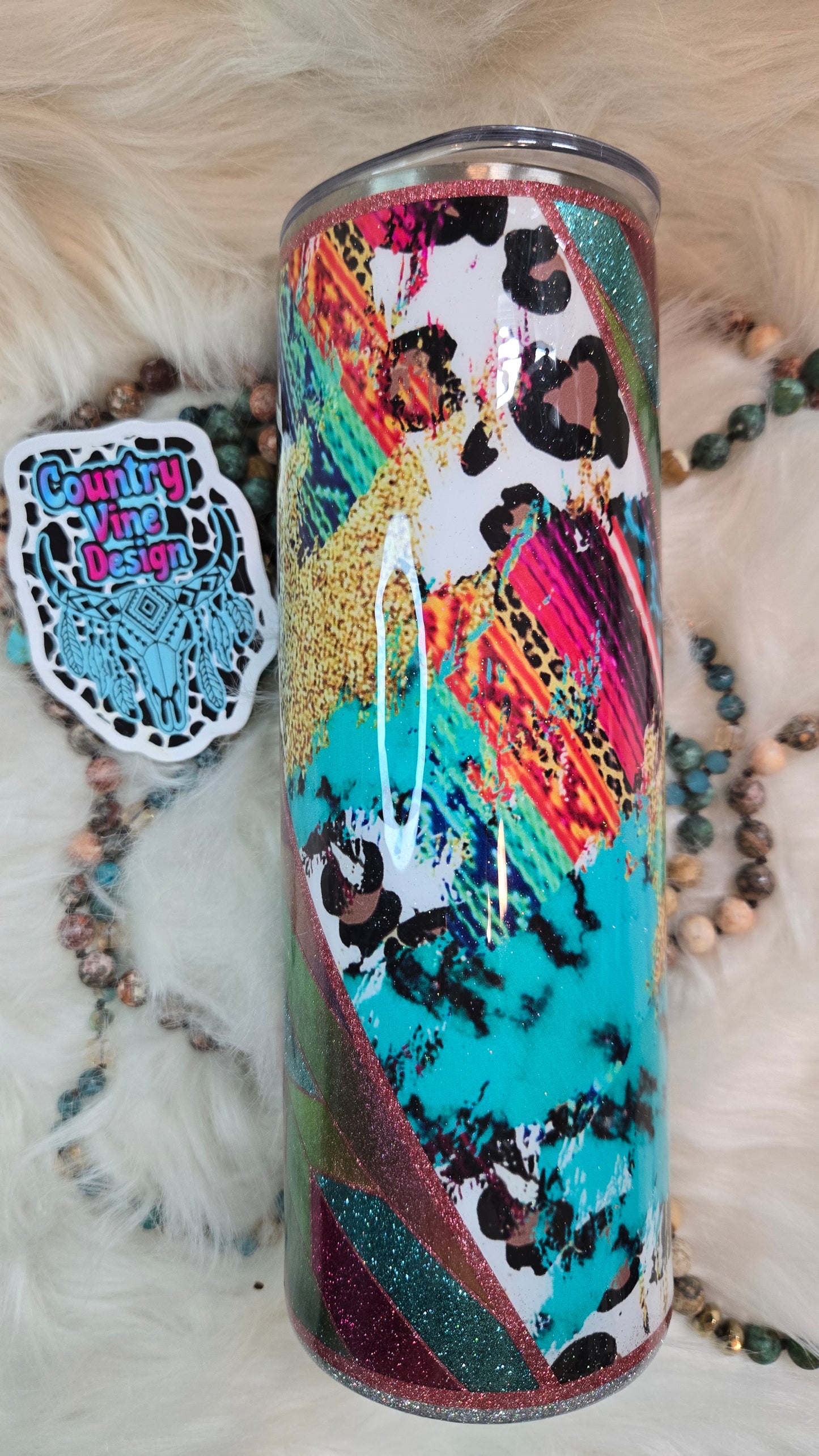 20oz southwest leopard
