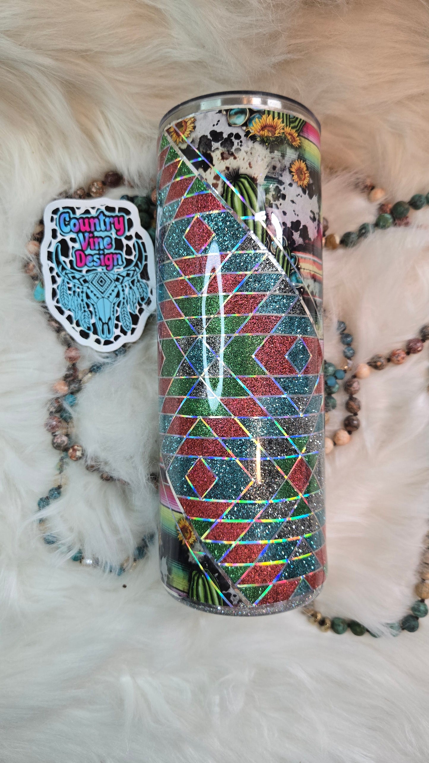 20oz western swirl