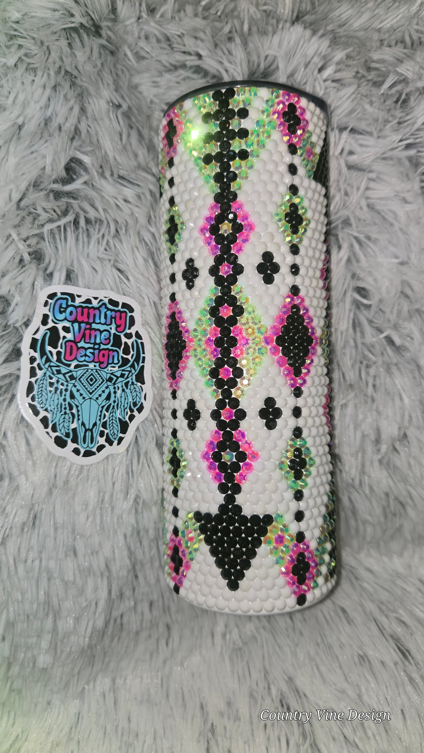 Arrow rhinestone Tumblr 20 oz