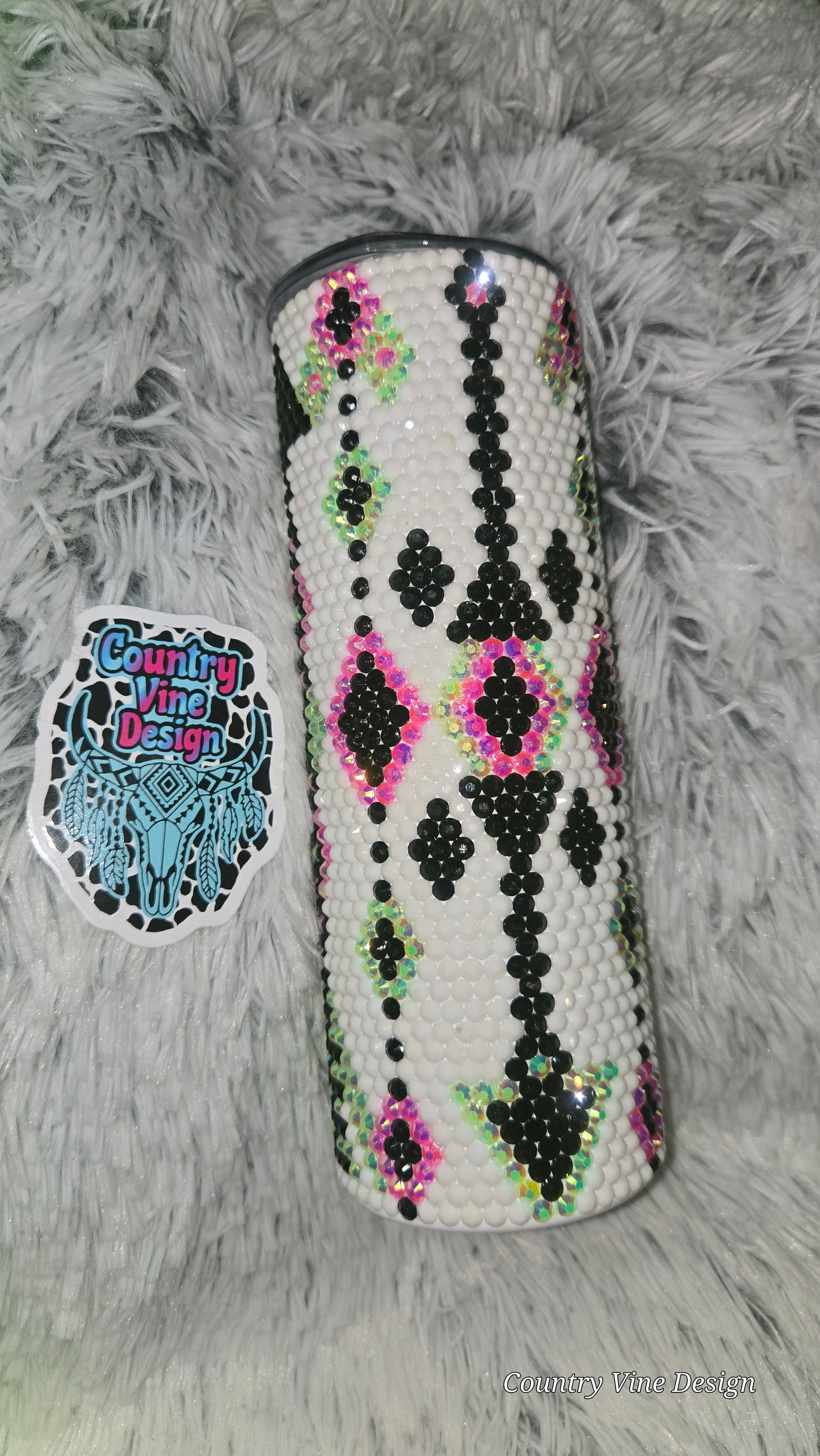 Arrow rhinestone Tumblr 20 oz