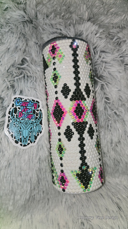 Arrow rhinestone Tumblr 20 oz